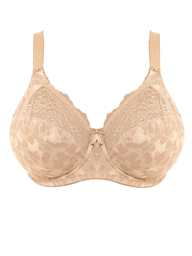 ELOMI Morgan Printed Full Cup Bra - Toasted Almond 5 ELOMI Morgan Printed Full Cup Bra - Toasted Almond - Image 5