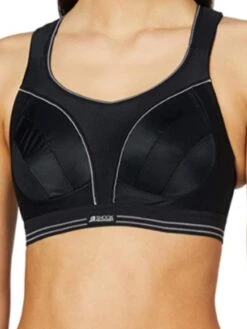 Shock Absorber Ultimate Run Sports Bra - Black Silver