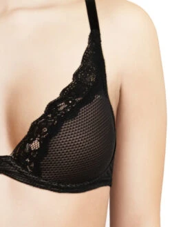 Passionata Brooklyn Plunge Bra - Black 6 Passionata Brooklyn Plunge Bra - Black -Boosted Bras Sales Store BraForMe Chantelle Passionata Lingerie Brooklyn Plunge Bra P57010 011 S