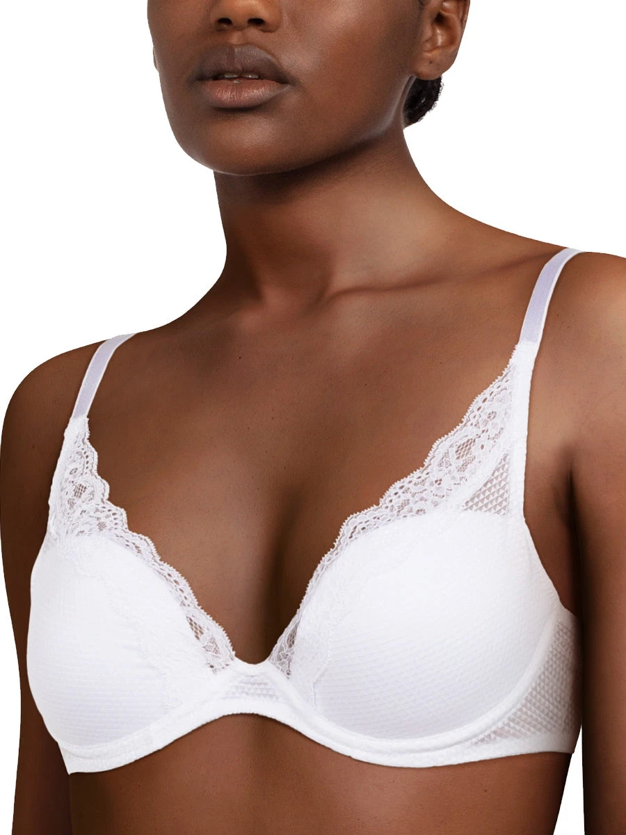 Passionata Brooklyn Plunge Bra - Pearl 1 Passionata Brooklyn Plunge Bra - Pearl