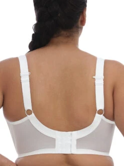 ELOMI Energise Sports Bra - White 5 ELOMI Energise Sports Bra - White -Boosted Bras Sales Store BraForMe Elomi Lingerie Energise 8041 WHI B1