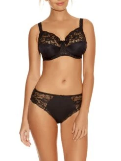 FANTASIE Helena Full Cup Bra - Black -Boosted Bras Sales Store BraForMe Fantasie Lingerie Helena FL7700BLK Black Full