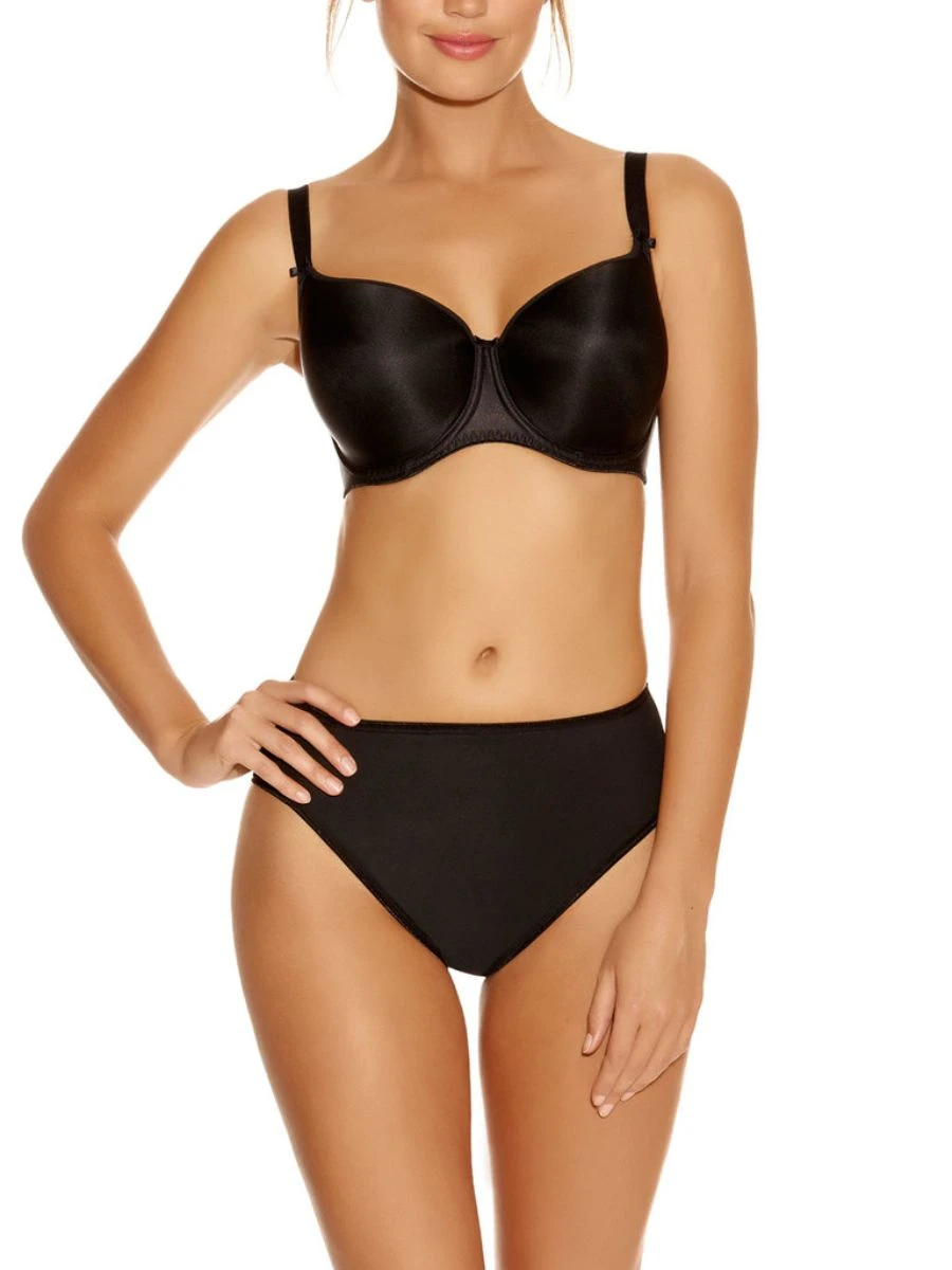 FANTASIE Smoothing Moulded T-Shirt Bra - Black 3 FANTASIE Smoothing Moulded T-Shirt Bra - Black - Image 3