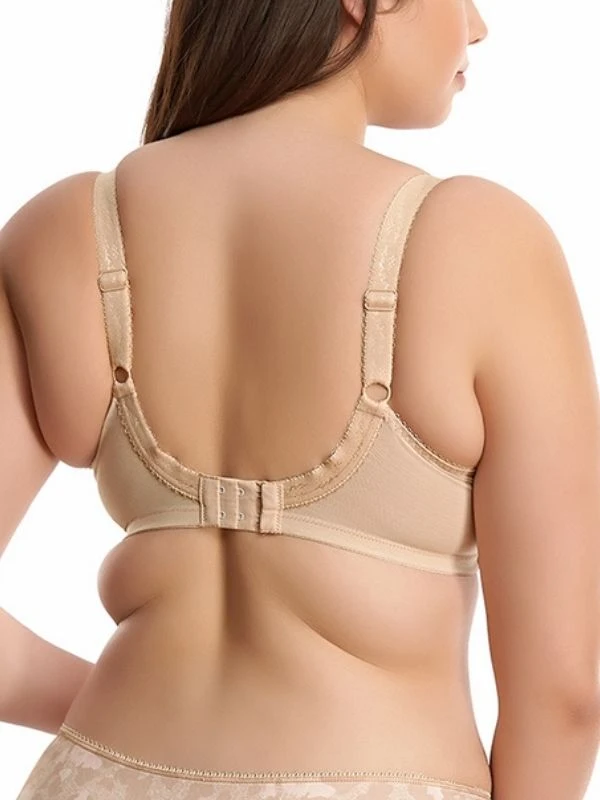 ELOMI Morgan Printed Full Cup Bra - Toasted Almond 3 ELOMI Morgan Printed Full Cup Bra - Toasted Almond - Image 3