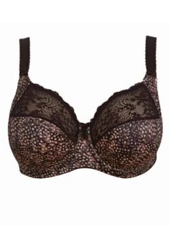 ELOMI Morgan Printed Full Cup Bra - Ebony -Boosted Bras Sales Store Elomi Morgan in Ebony Product