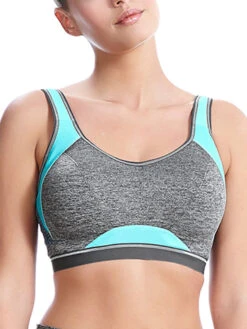FREYA Epic Moulded Crop Top Sports Bra - Carbon