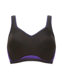 FREYA Epic Moulded Crop Top Sports Bra - Electric Black 7 FREYA Epic Moulded Crop Top Sports Bra - Electric Black -Boosted Bras Sales Store Freya Epic 4004 Electric Black No Model