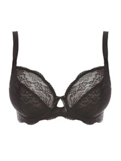Freya Fancies Plunge Bra - Black -Boosted Bras Sales Store Freya Fancies 1011 Black No Model