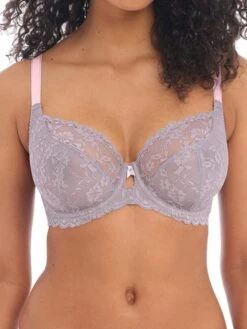 FREYA Offbeat Plunge Bra - Mineral Grey