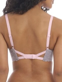 FREYA Offbeat Plunge Bra - Mineral Grey -Boosted Bras Sales Store aa5452 mgy cut freya lingerie offbeat mineral grey underwired plunge bra