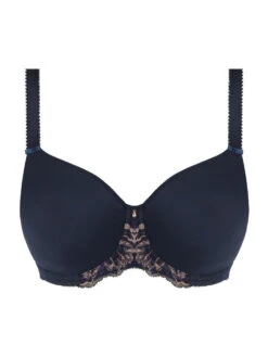 FANTASIE Aubree Moulded Spacer Bra - Navy -Boosted Bras Sales Store aubree navy uw moulded spacer bra fl6931 cutout