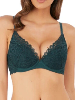 Wacoal Raffine Plunge Bra - Emerald