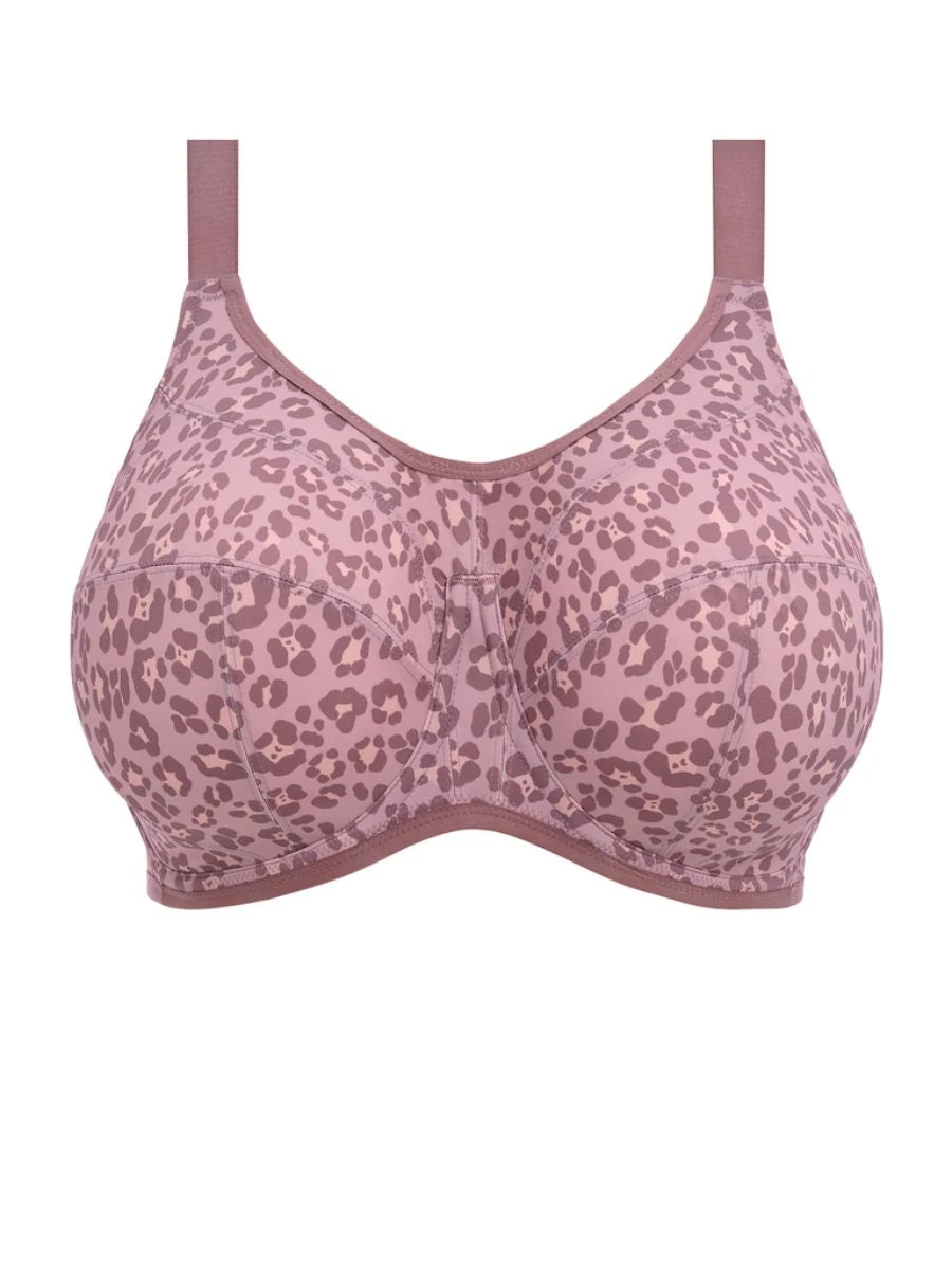 ELOMI Energise Sports Bra - Dusky Leopard 5 ELOMI Energise Sports Bra - Dusky Leopard - Image 5