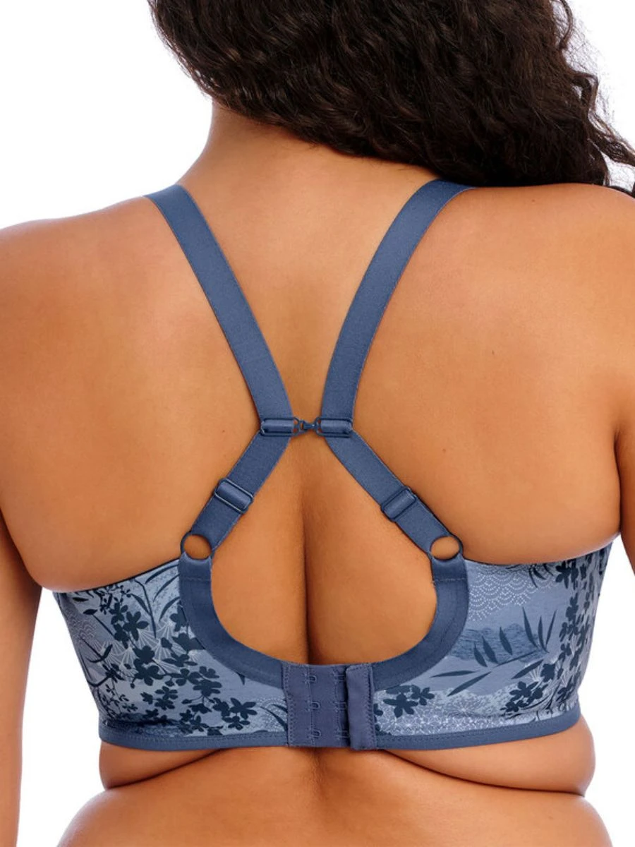 ELOMI Energise Sports Bra - Vintage Denim 3 ELOMI Energise Sports Bra - Vintage Denim - Image 3