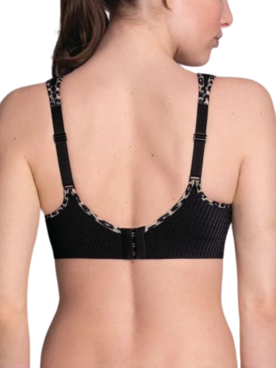 ANITA Air Control Deltapad Sports Bra - Black/Kalahari 3 ANITA Air Control Deltapad Sports Bra - Black/Kalahari - Image 3