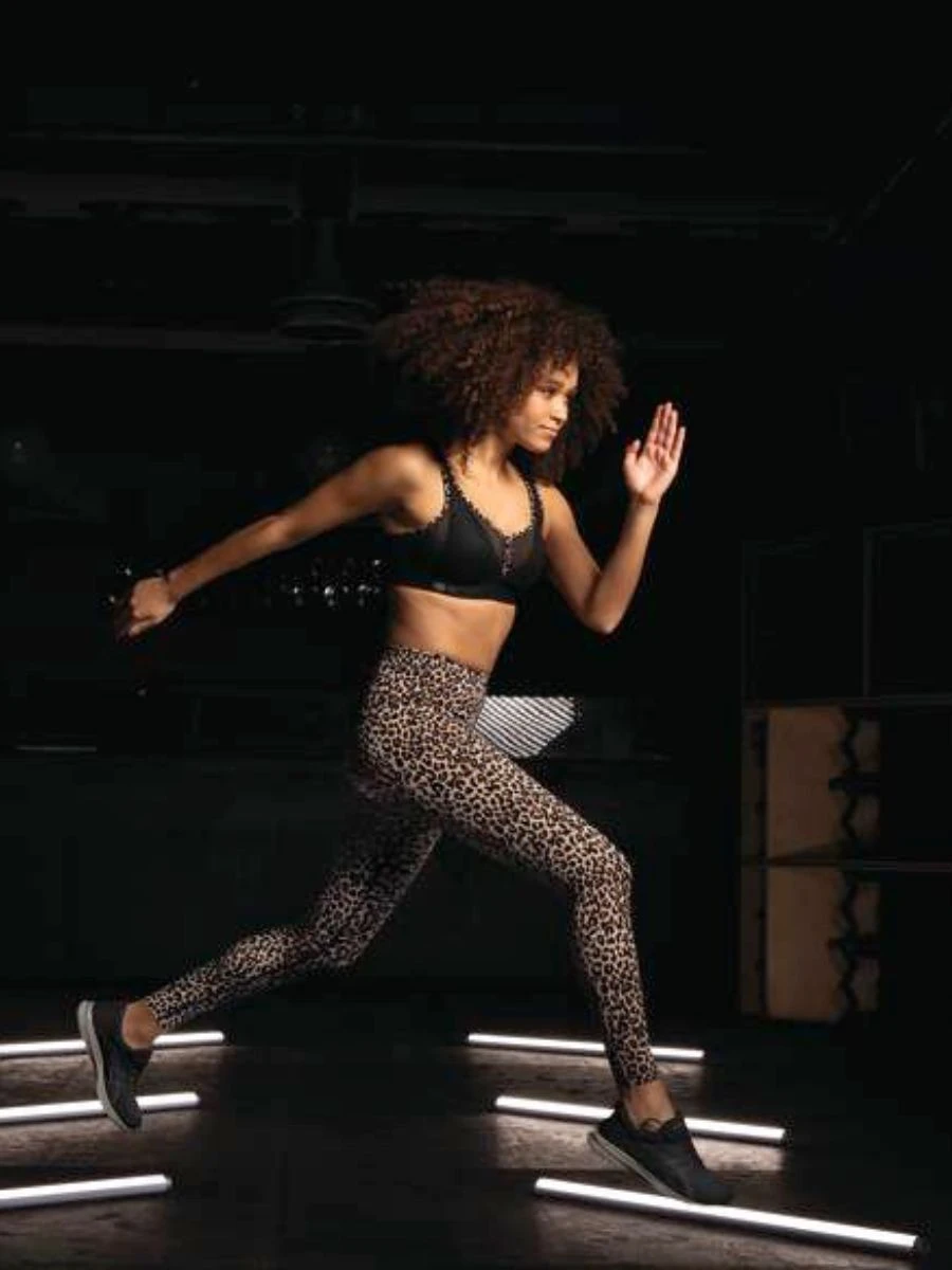 ANITA Air Control Deltapad Sports Bra - Black/Kalahari 2 ANITA Air Control Deltapad Sports Bra - Black/Kalahari - Image 2