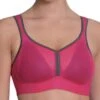 ANITA Air Control Deltapad Sports Bra - Pink/Anthracite