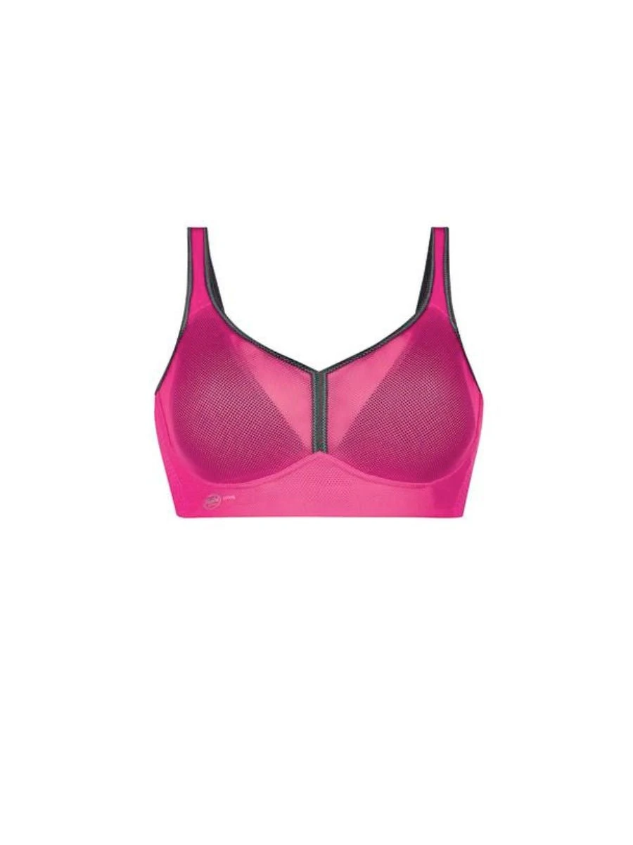 ANITA Air Control Deltapad Sports Bra - Pink/Anthracite 3 ANITA Air Control Deltapad Sports Bra - Pink/Anthracite - Image 3