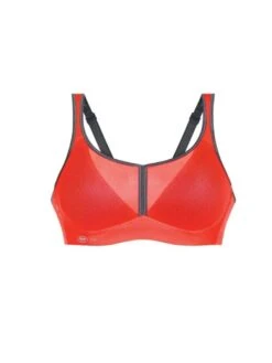 ANITA Air Control Deltapad Sports Bra - Coral/Anthracite 7 ANITA Air Control Deltapad Sports Bra - Coral/Anthracite -Boosted Bras Sales Store braforme anita active sports bra 5544 595 p