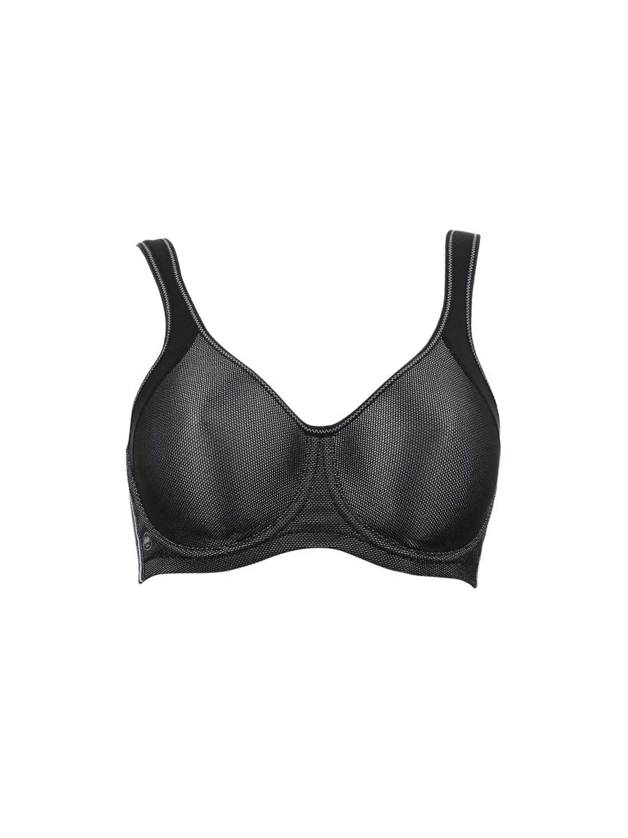 ANITA Momentum Underwired Sports Bra - Black 5 ANITA Momentum Underwired Sports Bra - Black - Image 5