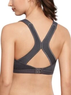 ANITA Dynamix Star Sports Bra - Heather Grey -Boosted Bras Sales Store braforme anita active sports bras 5537 254 b