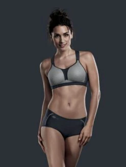 ANITA Dynamix Star Sports Bra - Heather Grey -Boosted Bras Sales Store braforme anita active sports bras 5537 254 ls