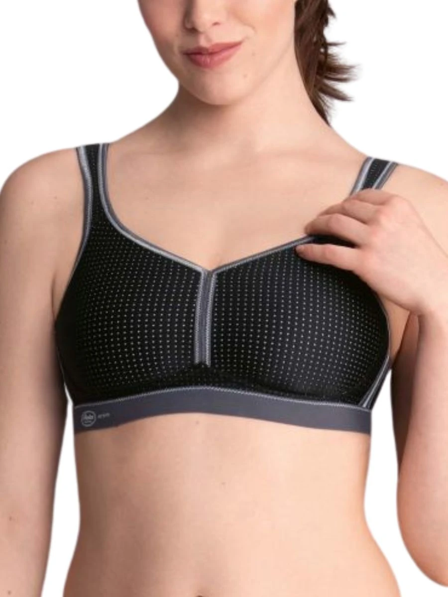 ANITA Performance Sports Bra - Black/Anthracite 1 ANITA Performance Sports Bra - Black/Anthracite