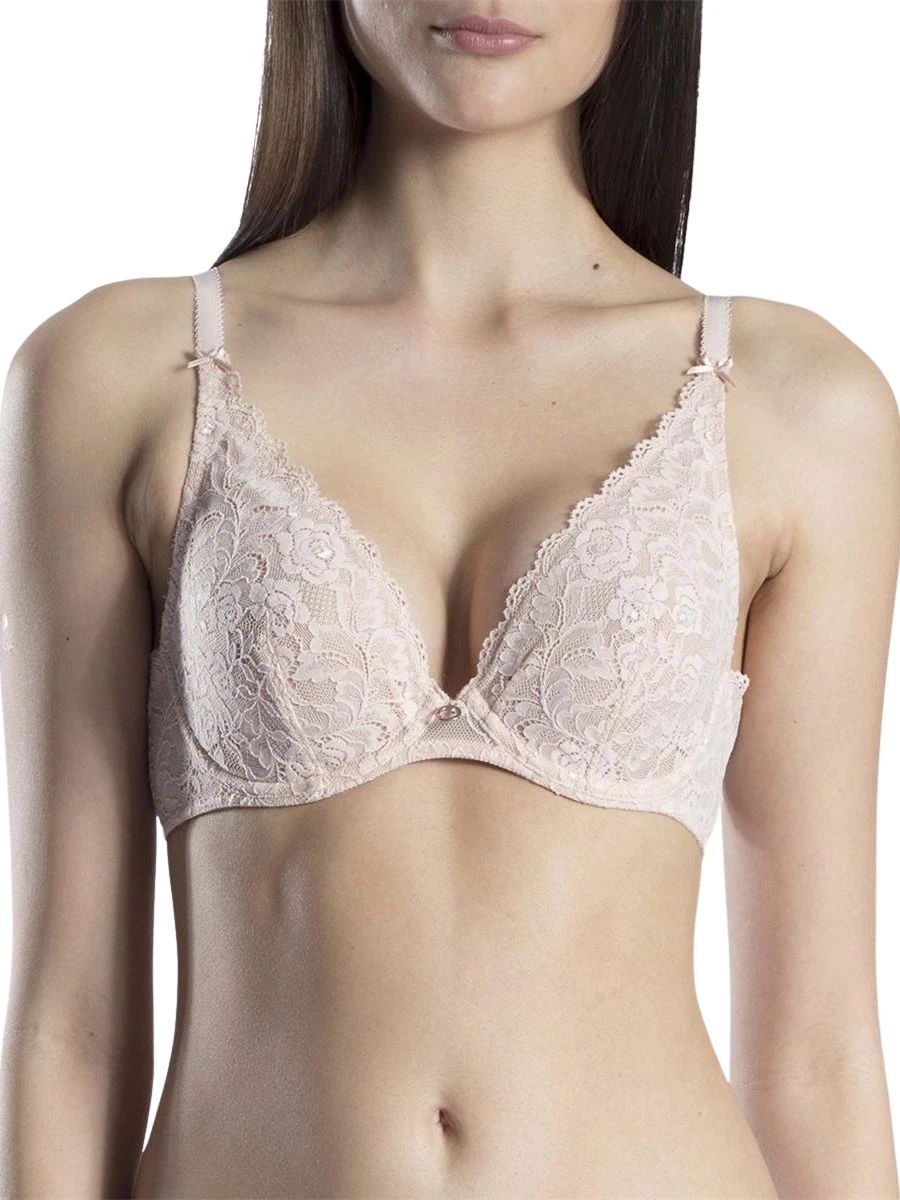 Aubade Rosessence Triangle Plunge Bra - Nete 1 Aubade Rosessence Triangle Plunge Bra - Nete