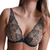 Aubade Hypnolove Triangle Plunge Bra - Evergreen