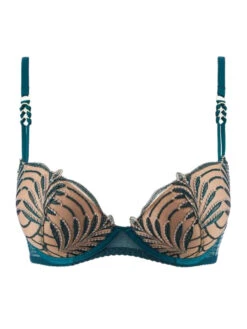 Aubade Hypnolove Moulded Push-Up Bra - Evergreen 9 Aubade Hypnolove Moulded Push-Up Bra - Evergreen -Boosted Bras Sales Store braforme aubade ldn08 eve c