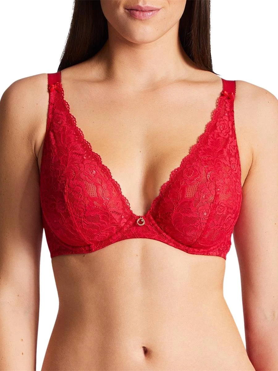 Aubade Rosessence Comfort Triangle Plunge Bra - Gala 1 Aubade Rosessence Comfort Triangle Plunge Bra - Gala