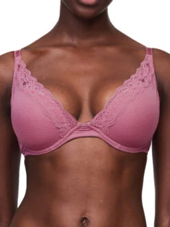 Passionata Brooklyn Plunge Bra - Gardenia -Boosted Bras Sales Store braforme chantelle passionata lingerie brooklyn plunge bra p57010 0o2 f1