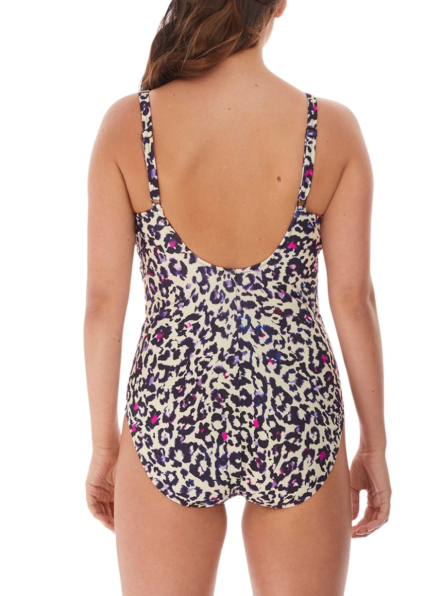 FANTASIE Bonito V-Neck Swimsuit - Amethyst 4 FANTASIE Bonito V-Neck Swimsuit - Amethyst - Image 4