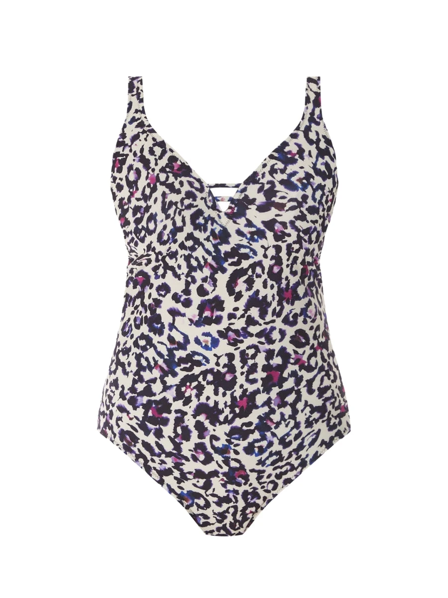FANTASIE Bonito V-Neck Swimsuit - Amethyst 5 FANTASIE Bonito V-Neck Swimsuit - Amethyst - Image 5
