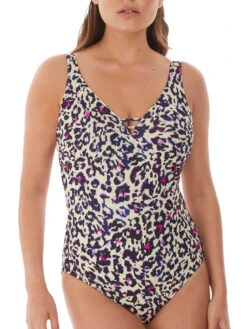FANTASIE Bonito V-Neck Swimsuit - Amethyst