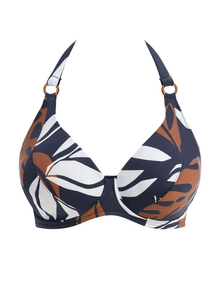 FANTASIE Lake Orta Halter Bikini Top - French Navy 5 FANTASIE Lake Orta Halter Bikini Top - French Navy - Image 5