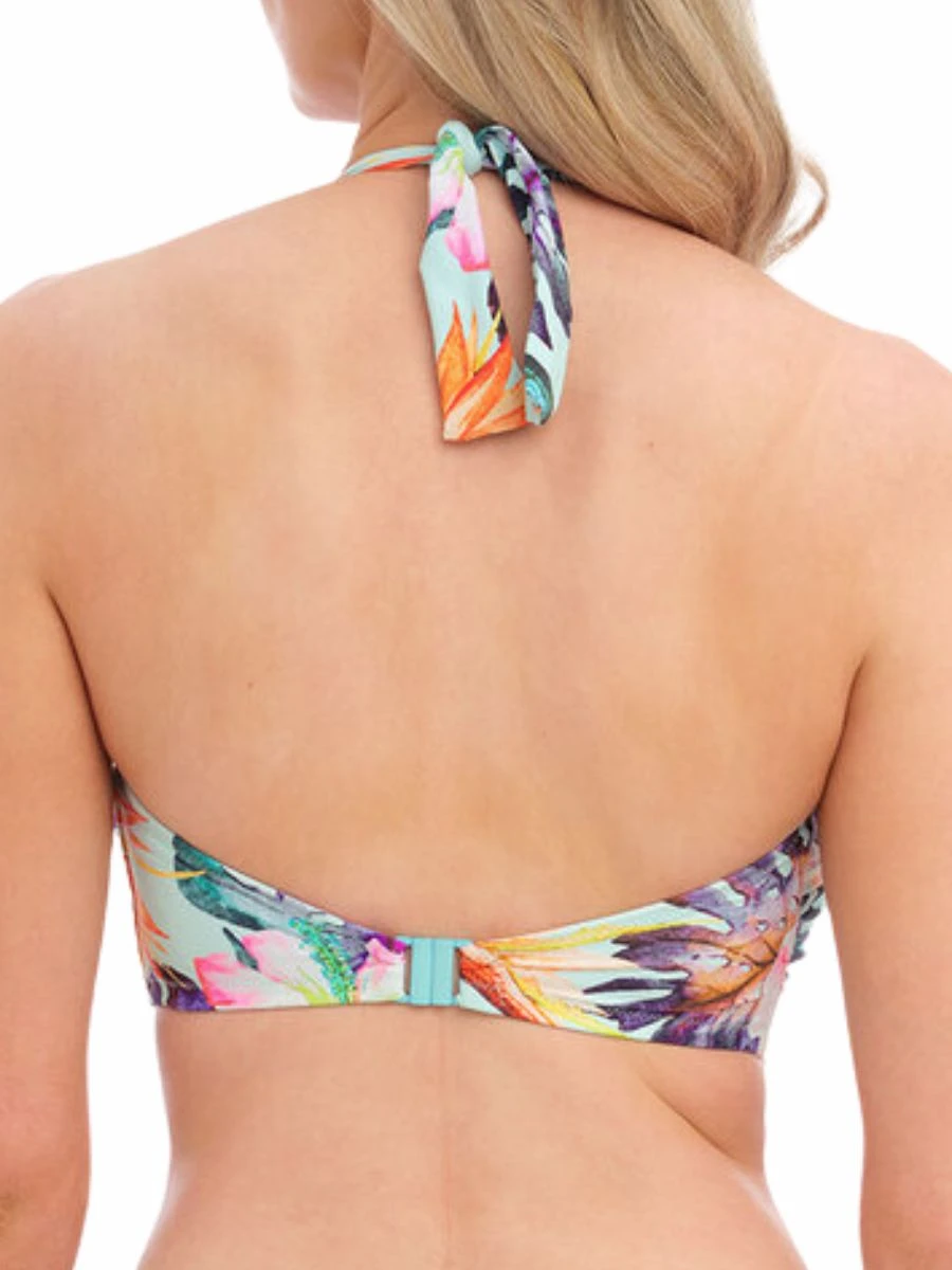 FANTASIE Paradiso Twist Bandeau Bikini Top - Soft Mint 4 FANTASIE Paradiso Twist Bandeau Bikini Top - Soft Mint - Image 4