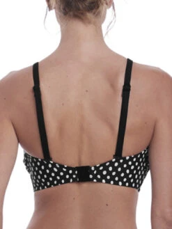 FANTASIE Santa Monica Bandeau Bikini Top - Black/White -Boosted Bras Sales Store braforme fantasie santa monica fs6723 bli black white uw bandeau multiway strap b
