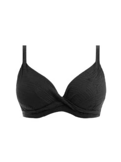 FANTASIE Ottawa Plunge Bikini Top - Black -Boosted Bras Sales Store braforme fantasie swimwear fs6495 blk uw plunge bikini top p