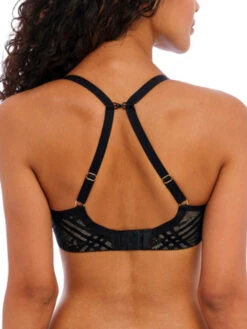 Freya Fatale Moulded Plunge T-Shirt Bra - Noir -Boosted Bras Sales Store braforme freya 401431 nor b
