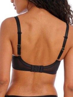 FREYA Show-off Moulded Plunge T-Shirt Bra - Black -Boosted Bras Sales Store braforme freya 401631 blk b