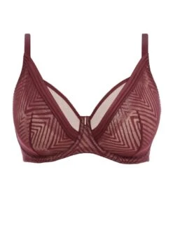 FREYA Tailored High Apex Plunge Bra - Dark Cherry 11 FREYA Tailored High Apex Plunge Bra - Dark Cherry -Boosted Bras Sales Store braforme freya aa401121 drr c
