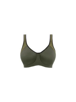 FREYA Sonic Moulded Spacer Sports Bra - Khaki 11 FREYA Sonic Moulded Spacer Sports Bra - Khaki -Boosted Bras Sales Store braforme freya activewear ac44892 sonic khaki khi p