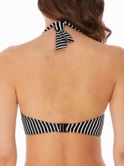 FREYA Beach Hut Bandless Halter Bikini Top - Black -Boosted Bras Sales Store braforme freya beachhut as6792 blk b