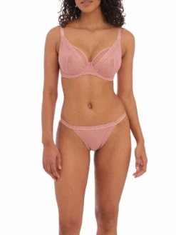 FREYA Tailored High Apex Plunge Bra - Ash Rose -Boosted Bras Sales Store braforme freya lingerie highapex aa401121 ase full