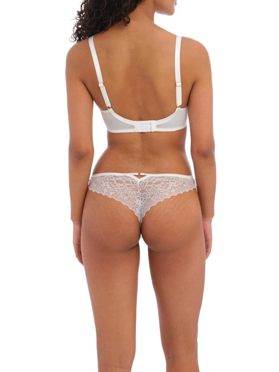 FREYA Temptress Plunge Bra - White 4 FREYA Temptress Plunge Bra - White - Image 4