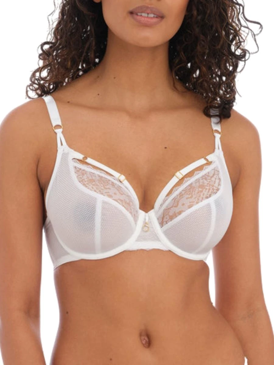 FREYA Temptress Plunge Bra - White 1 FREYA Temptress Plunge Bra - White