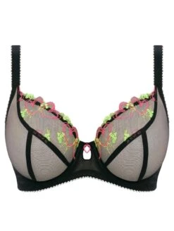 FREYA Loveland Sheer Plunge Bra - Black 9 FREYA Loveland Sheer Plunge Bra - Black -Boosted Bras Sales Store braforme freya loveland aa401002 c