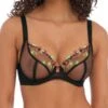 FREYA Loveland Sheer Plunge Bra - Black