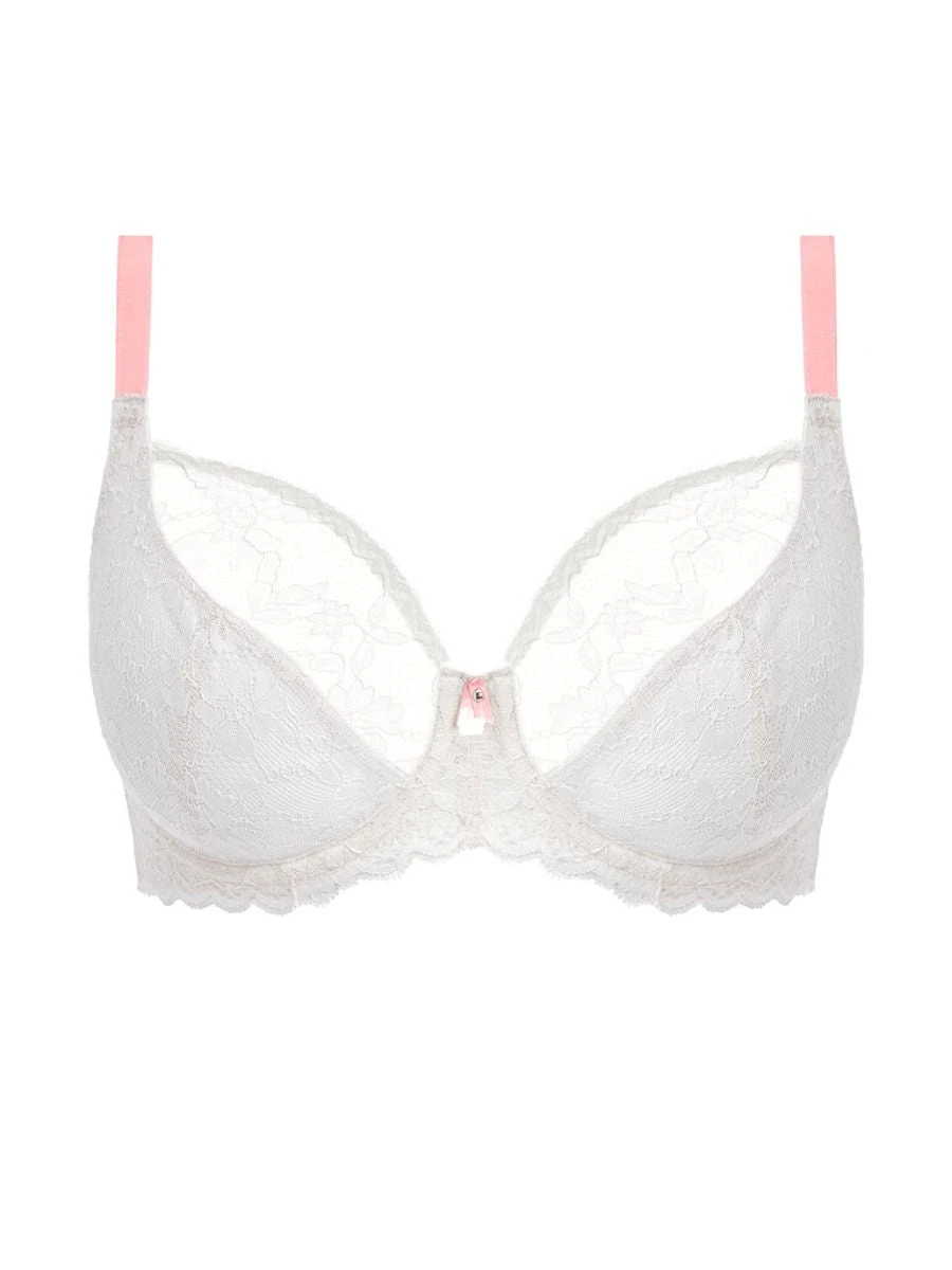 FREYA Offbeat Plunge Bra - White 4 FREYA Offbeat Plunge Bra - White - Image 4